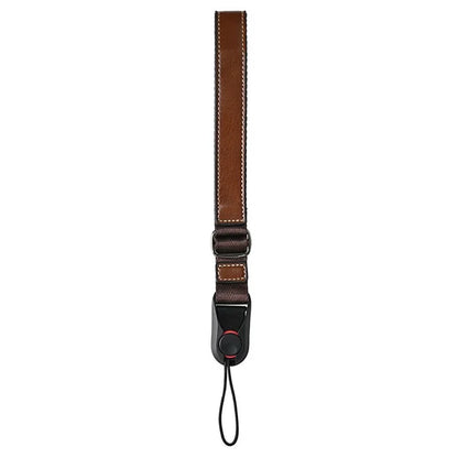 26cm Quick Release DSLR Camera Carrying Lanyard PU Leather Wrist Strap