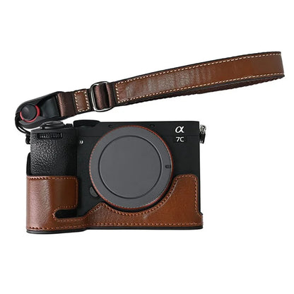 26cm Quick Release DSLR Camera Carrying Lanyard PU Leather Wrist Strap