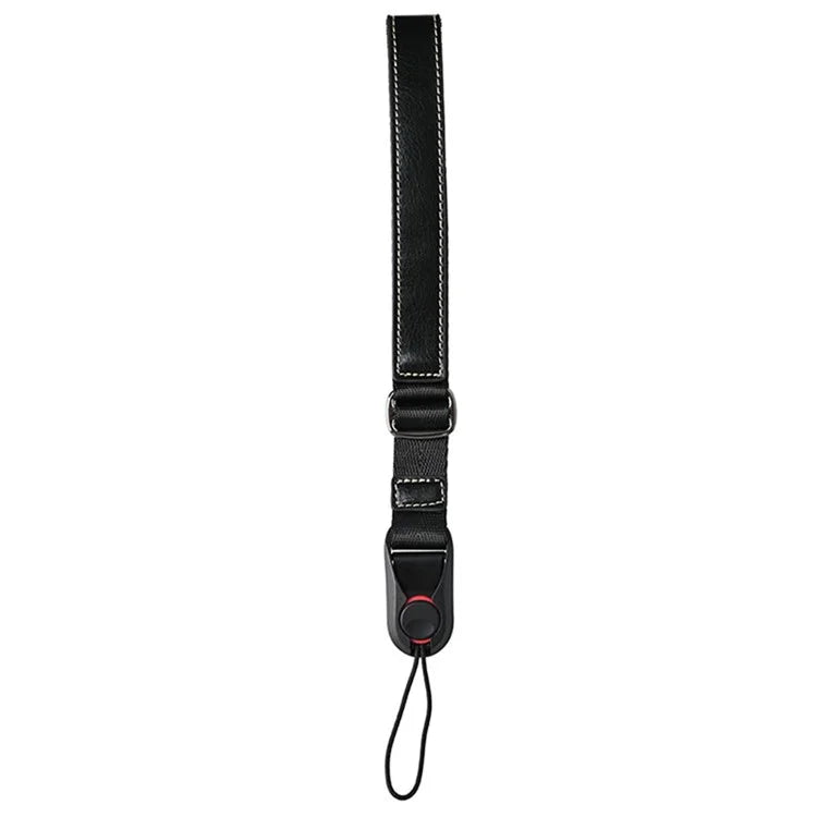 26cm Quick Release DSLR Camera Carrying Lanyard PU Leather Wrist Strap