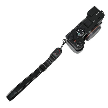 26cm Quick Release DSLR Camera Carrying Lanyard PU Leather Wrist Strap