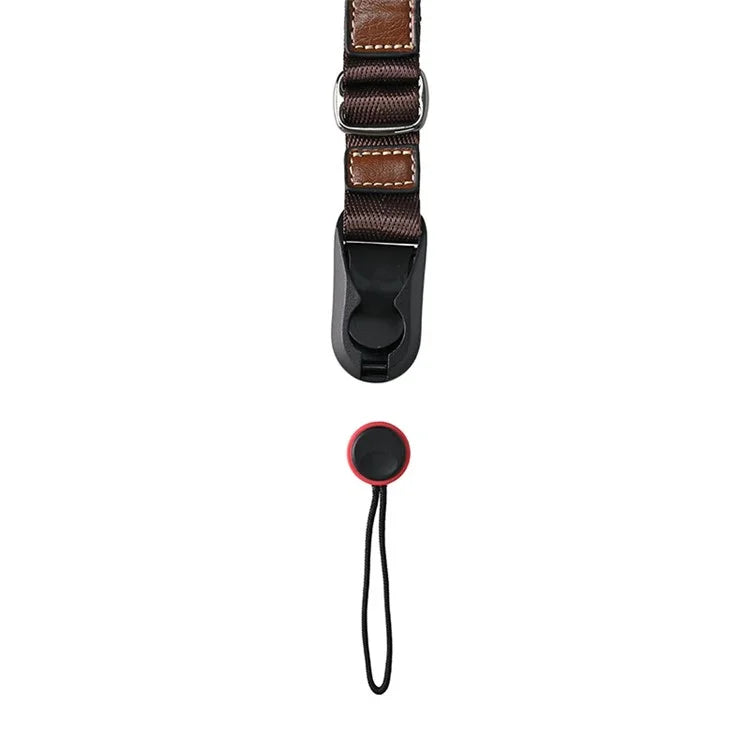 26cm Quick Release DSLR Camera Carrying Lanyard PU Leather Wrist Strap