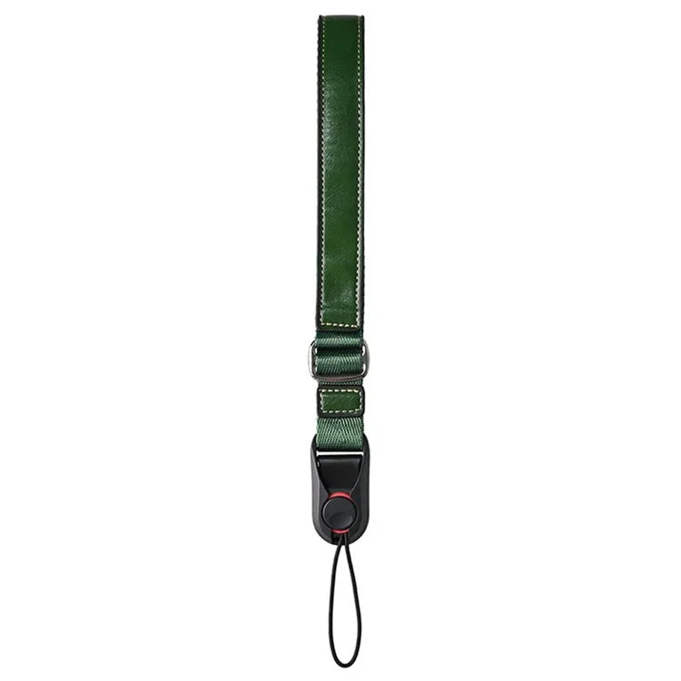 26cm Quick Release DSLR Camera Carrying Lanyard PU Leather Wrist Strap