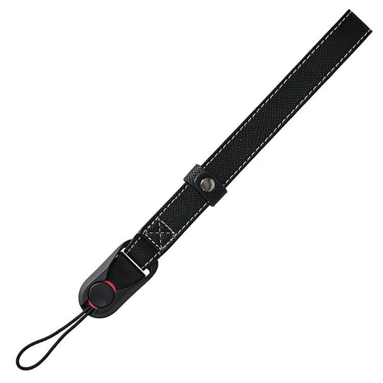26cm DSLR Camera Carrying Lanyard Palm Texture PU Leather Quick Release Wrist Strap