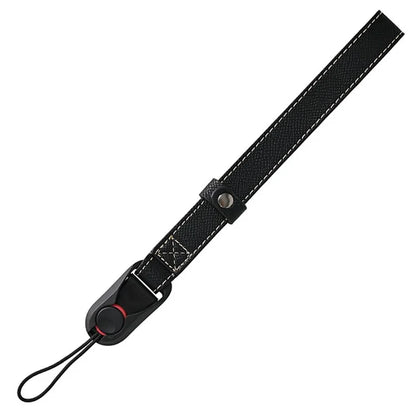26cm DSLR Camera Carrying Lanyard Palm Texture PU Leather Quick Release Wrist Strap