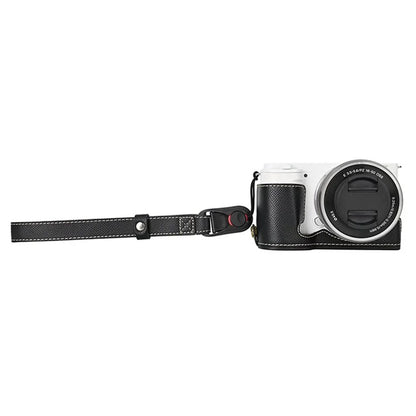 26cm DSLR Camera Carrying Lanyard Palm Texture PU Leather Quick Release Wrist Strap