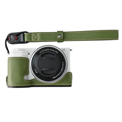 26cm DSLR Camera Carrying Lanyard Palm Texture PU Leather Quick Release Wrist Strap