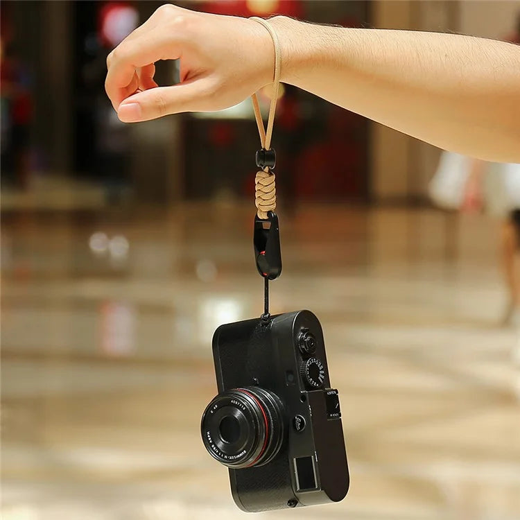 BJ-02 DSLR Camera Wrist Strap Quick Release Cotton Rope Hand Strap