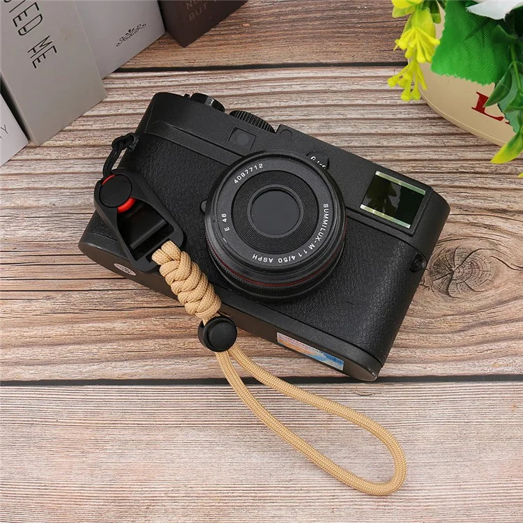 BJ-02 DSLR Camera Wrist Strap Quick Release Cotton Rope Hand Strap