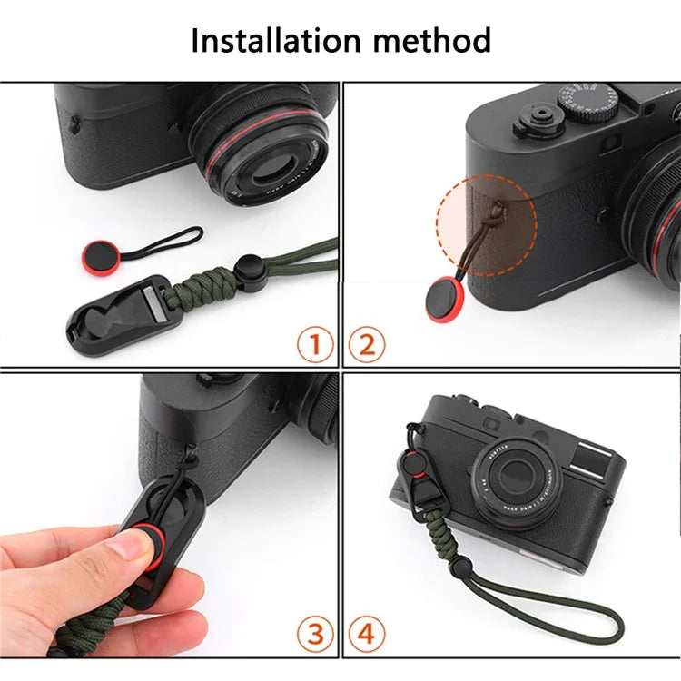 BJ-02 DSLR Camera Wrist Strap Quick Release Cotton Rope Hand Strap