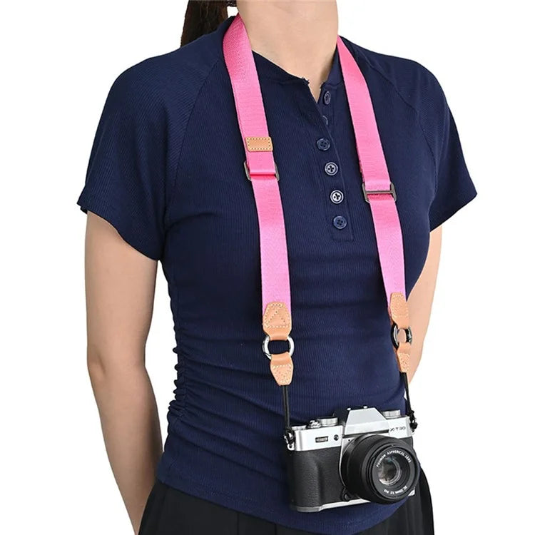 Nylon Camera Shoulder Strap Adjustable Portable Action Camera Crossbody Lanyard