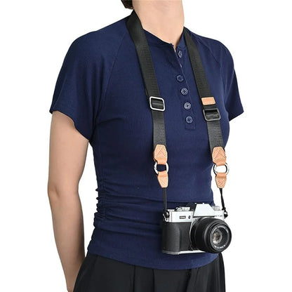 Nylon Camera Shoulder Strap Adjustable Portable Action Camera Crossbody Lanyard