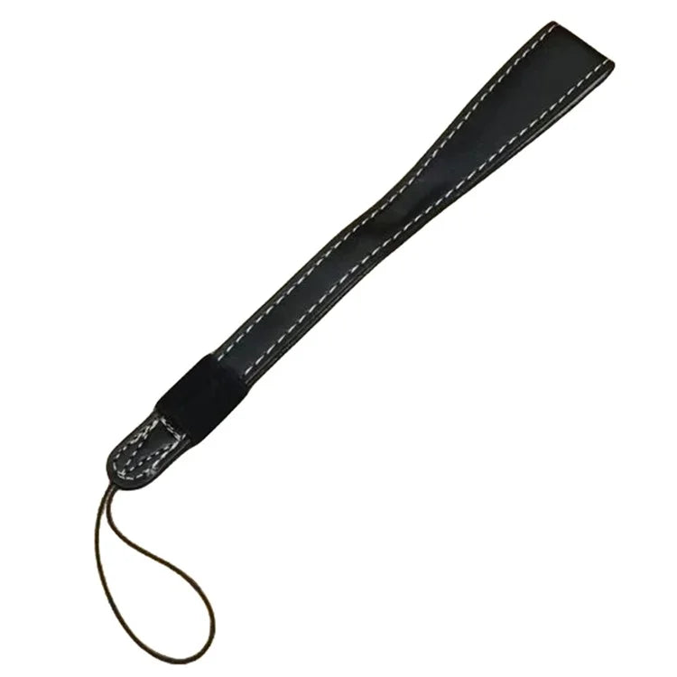 For Sony RX100 ZV-1F / Panasonic LX10 PU Leather Wrist Strap Camera Carrying Strap