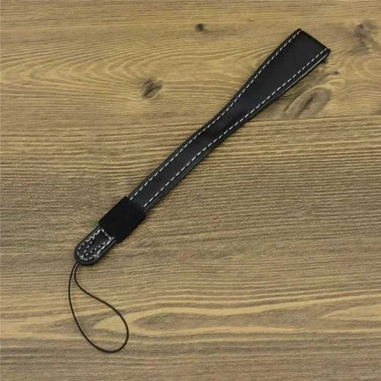 For Sony RX100 ZV-1F / Panasonic LX10 PU Leather Wrist Strap Camera Carrying Strap