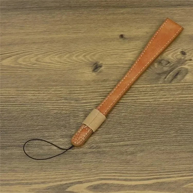 For Sony RX100 ZV-1F / Panasonic LX10 PU Leather Wrist Strap Camera Carrying Strap