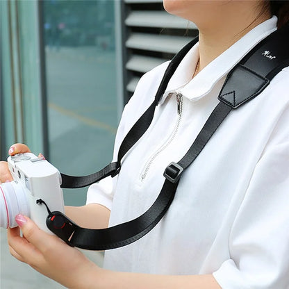 JN-F02 Nylon Webbing Quick Release Shoulder Strap for DSLR Mirrorless Cameras