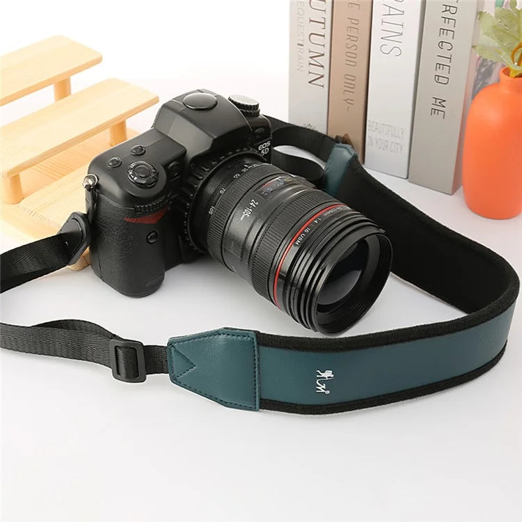 JN-F02 Nylon Webbing Quick Release Shoulder Strap for DSLR Mirrorless Camerasish Green