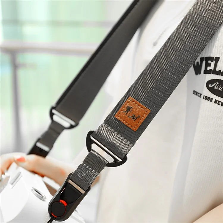 JN-F01 Camera Nylon Carrying Strap Adjustable Quick Release SLR Camera Neck Shoulder Strap