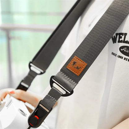 JN-F01 Camera Nylon Carrying Strap Adjustable Quick Release SLR Camera Neck Shoulder Strap