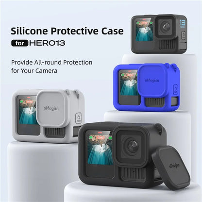 AMAGISN Silicone Protective Case for GoPro Hero 13 Sports Camera Accessory