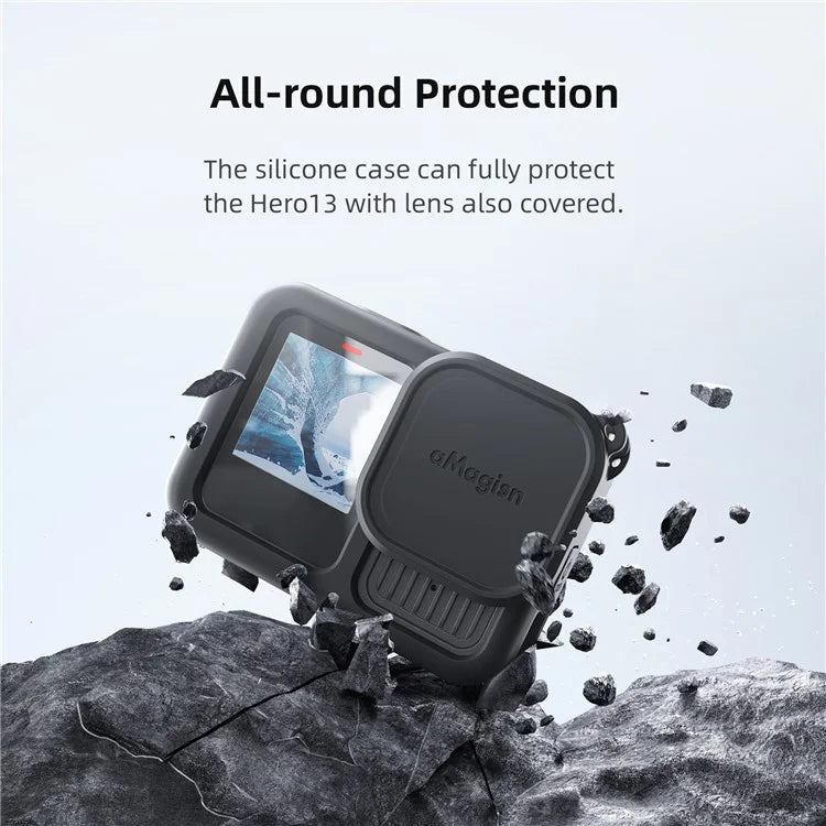 AMAGISN Silicone Protective Case for GoPro Hero 13 Sports Camera Accessory