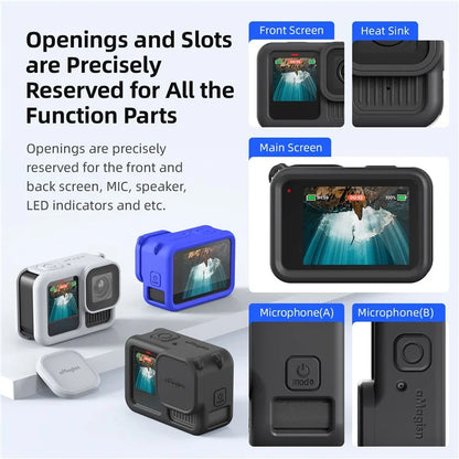 AMAGISN Silicone Protective Case for GoPro Hero 13 Sports Camera Accessory