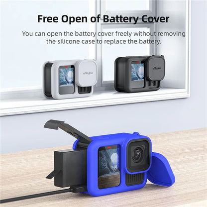 AMAGISN Silicone Protective Case for GoPro Hero 13 Sports Camera Accessory