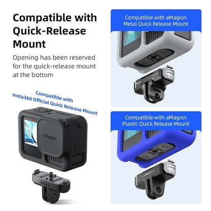 AMAGISN Silicone Protective Case for GoPro Hero 13 Sports Camera Accessory