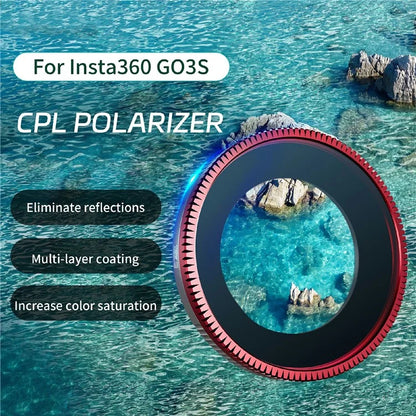 STARTRC 1144963 For Insta360 GO 3S Optical Glass CPL Lens Filter Camera Accessory
