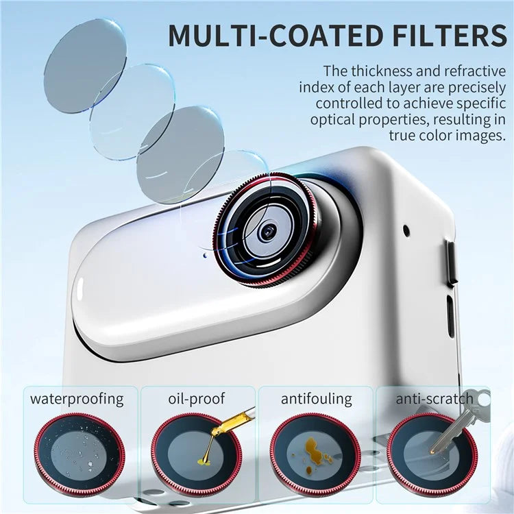 STARTRC 1144963 For Insta360 GO 3S Optical Glass CPL Lens Filter Camera Accessory