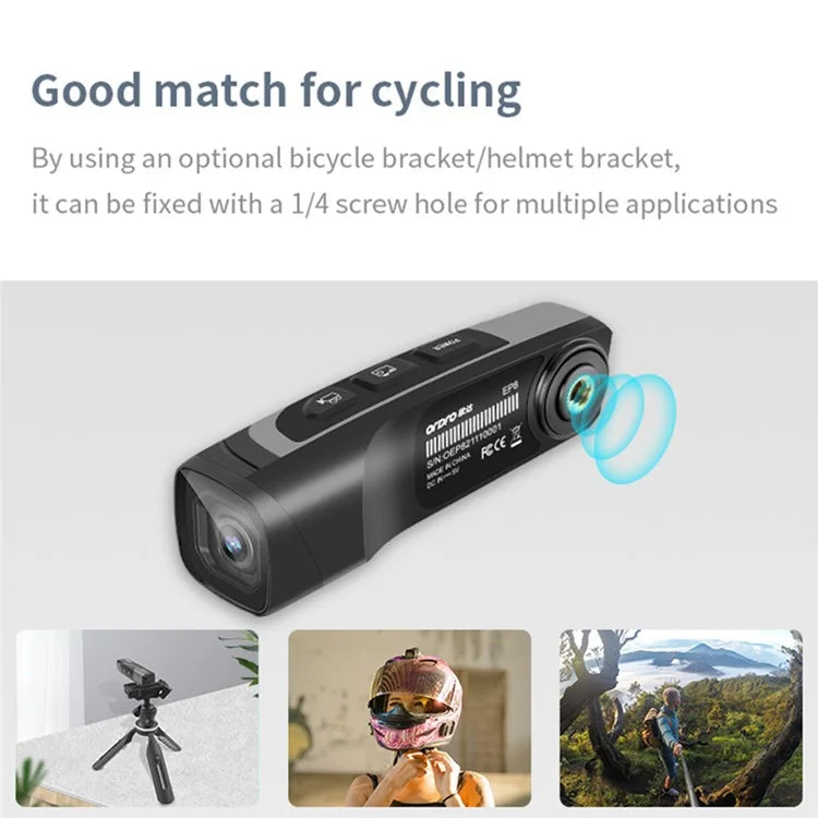ORDRO EP8 Head Mounted Camera FPV Capture Camcorder Video Camera 4K 60fps Vlogging Camera