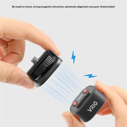 VRIG AC 05 Claw Mini Series Magnetic Adapter Action Camera Quick-Release 1 / 4 Base Mount