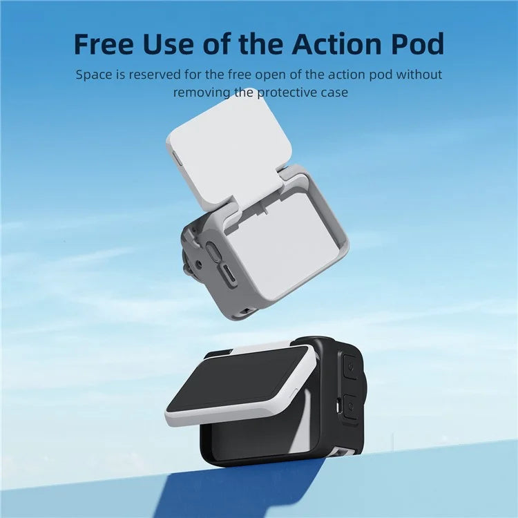 AMAGISN Silicone Protective Case for Insta360 GO 3 Action Camera Shockproof Cover