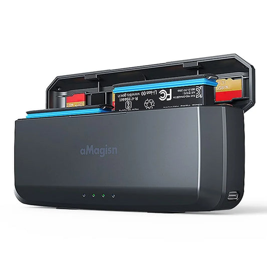 AMAGISN 7710mAh Fast Charging Power Bank for Insta360 X4 Camera Battery Charger Accessory