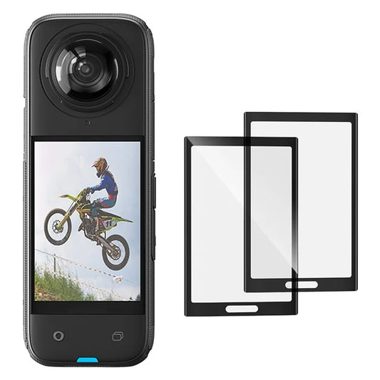 AMAGISN 2Pcs Screen Protector for Insta360 X4 , 0.25mm Ultra HD Tempered Glass Screen Film