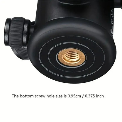 QZSD Q02S Aluminum Alloy Gimbal SLR Camera 36mm Ball Head Mounting Adapter