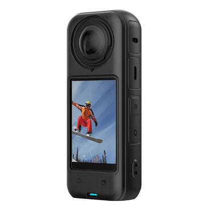 FLYMILE For Insta360 X4 Action Camera Protection Case Anti-Scratch Silicone Cover