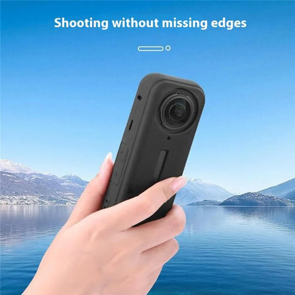 FLYMILE For Insta360 X4 Action Camera Protection Case Anti-Scratch Silicone Cover