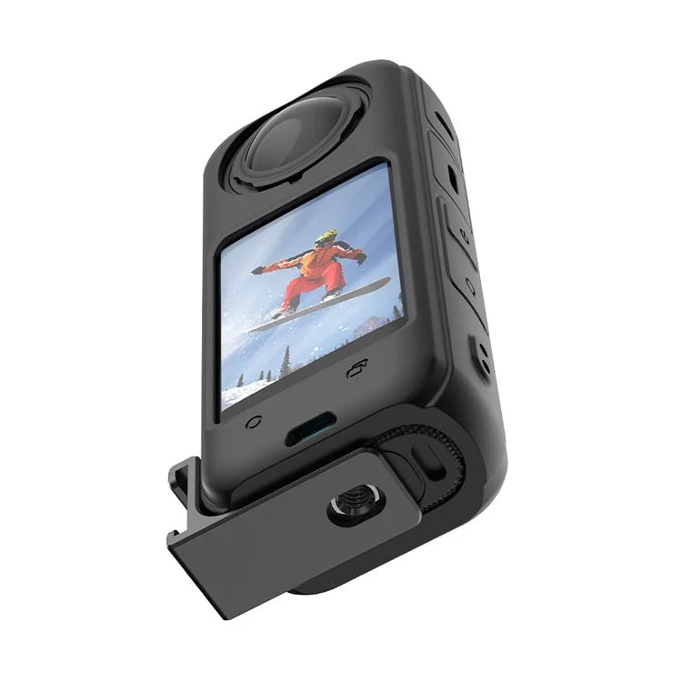 FLYMILE For Insta360 X4 / X3 / ONE X2 Cold Shoe Mount Adapter Camera Expansion Bracket