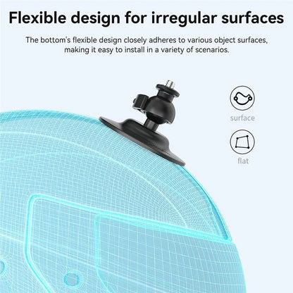 AMAGISN For DJI / GoPro / Insta360 Sports Camera Joint Ball Flexible Mount Adhesive Base