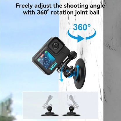 AMAGISN For DJI / GoPro / Insta360 Sports Camera Joint Ball Flexible Mount Adhesive Base