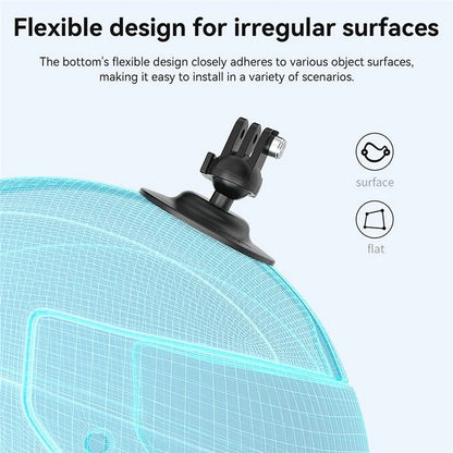 AMAGISN For DJI / GoPro / Insta360 Sports Camera Joint Ball Flexible Mount Adhesive Base