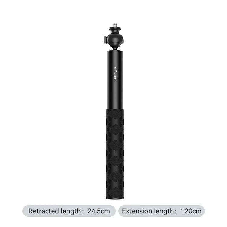 AMAGISN For DJI / GoPro / Insta360 Sports Camera Selfie Stick Ball Head Extension Rod
