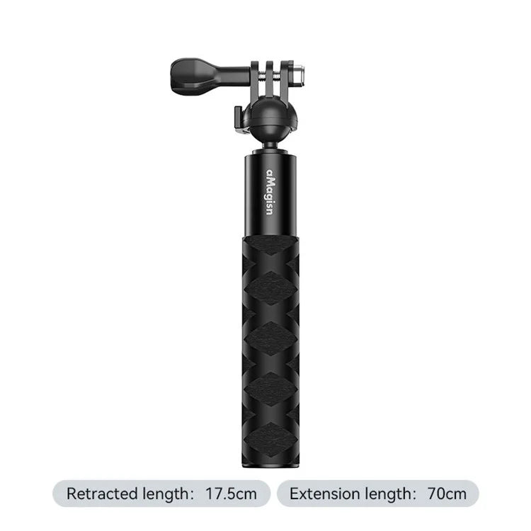 AMAGISN For DJI / GoPro / Insta360 Sports Camera Selfie Stick Ball Head Extension Rod