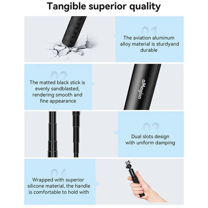 AMAGISN For DJI / GoPro / Insta360 Sports Camera Selfie Stick Ball Head Extension Rod