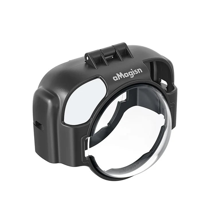 AMAGISN For Insta360 X3 Glass Anti-Fog Lens Guard Set with Silicone Lens Cap, Camera Case