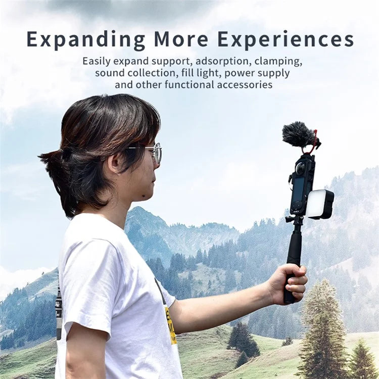 YELANGU LW-ONE X4 For Insta360 X4 Camera Cage Aluminum Alloy Protective Frame Expansion Bracket