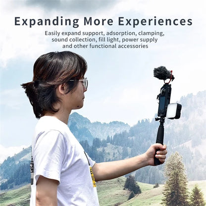 YELANGU LW-ONE X4 For Insta360 X4 Camera Cage Aluminum Alloy Protective Frame Expansion Bracket