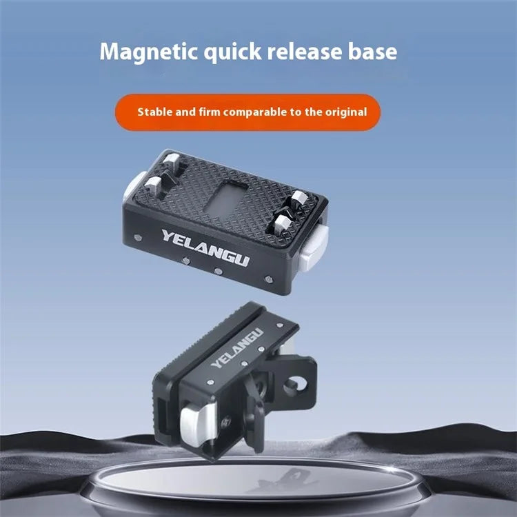 YELANGU ACE02 For Insta360 Ace Pro / Ace Magnetic Quick Release Base Aluminum Alloy Camera Adapter
