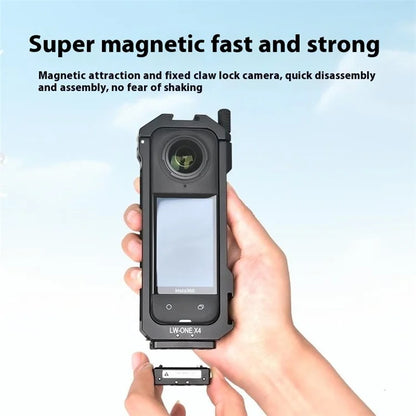 YELANGU ACE02 For Insta360 Ace Pro / Ace Magnetic Quick Release Base Aluminum Alloy Camera Adapter