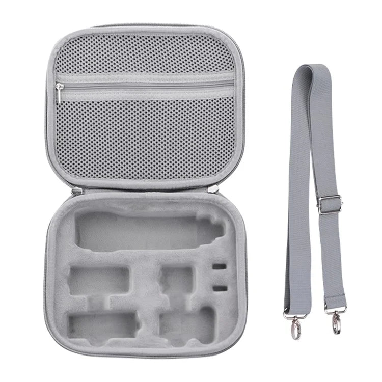 BRDRC For DJI Osmo Pocket 3 PU Leather Travel Shoulder Bag Plush Liner Carrying Case